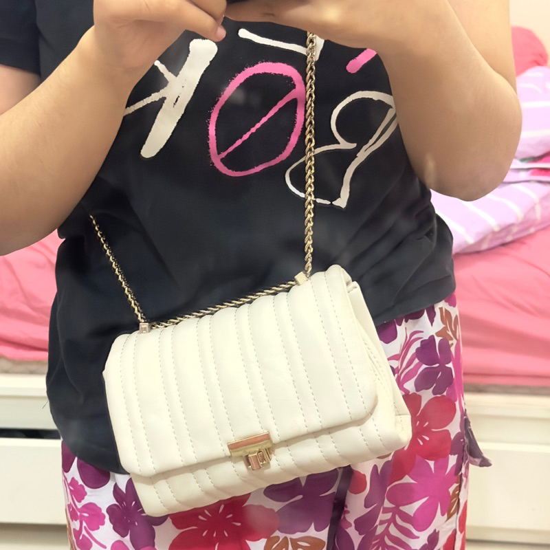 PRELOVED TAS ZARA MINI QUILTED MIDI CROSSBODY BAG