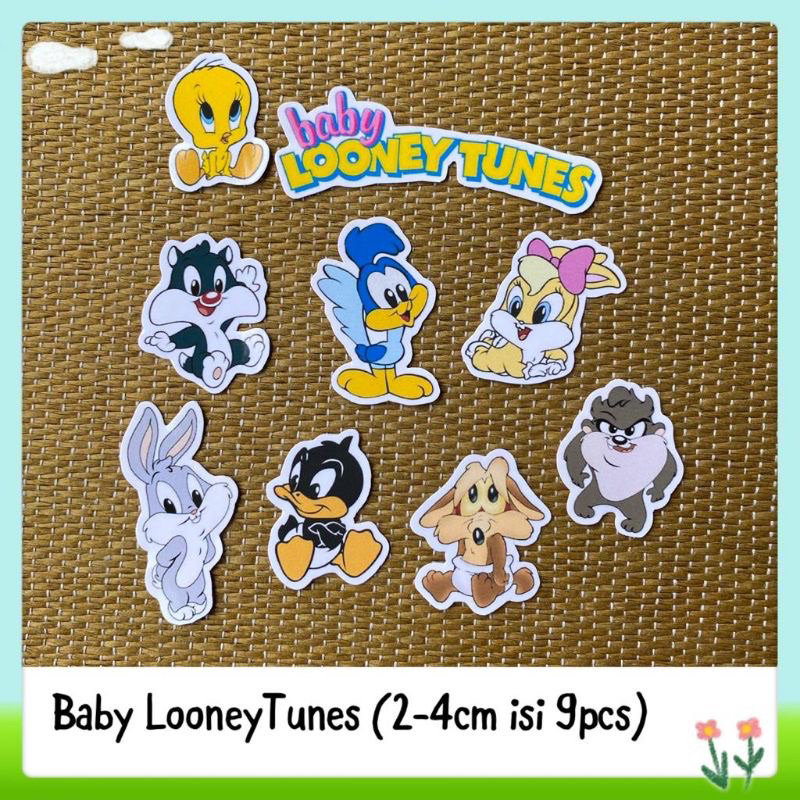 

9pcs sticker tempelan looney tunes