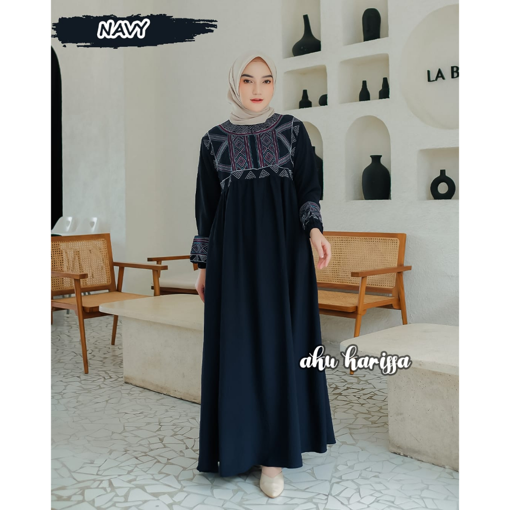Gamis Dress Crinkle Aku Karissa