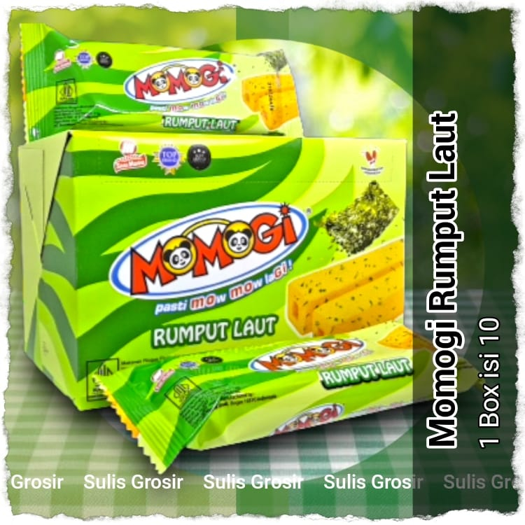 

Momogi Stick Snack Rumput Laut 1 Box Isi 10 Pcs x 12gr