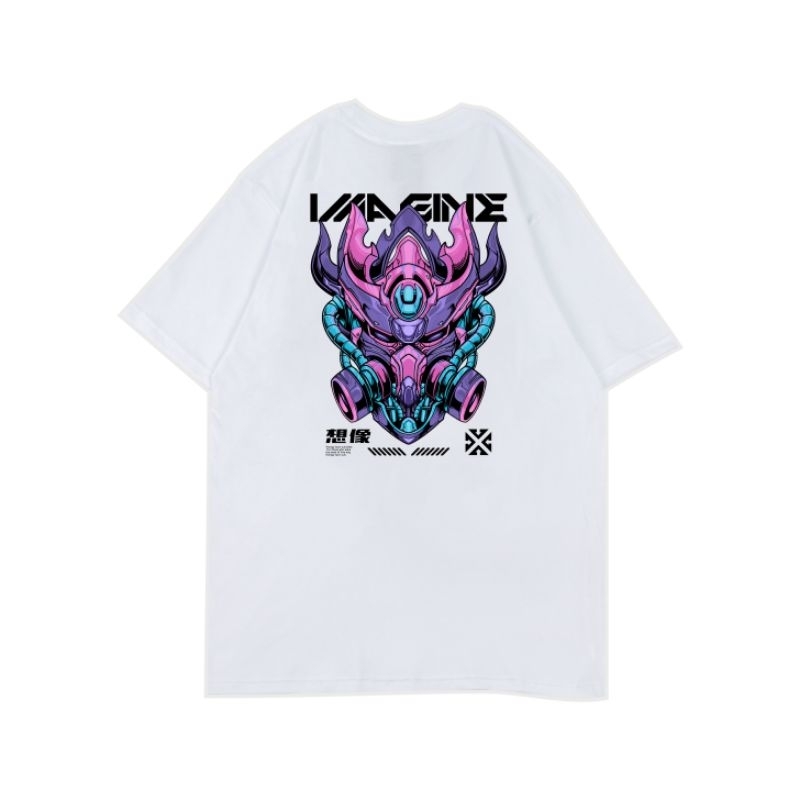 Imagineco Kaos Lengan Pendek Putih Maxine