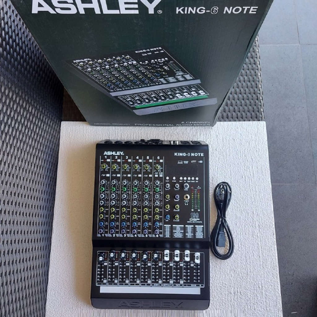 MIXER AUDIO ASHLEY KING 4SM/KING4SM USB-BLUETOOTH WITH SOUNDCARD