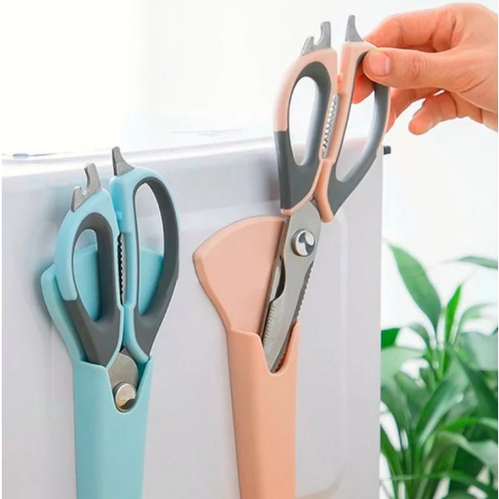 

REVA - TEMPAT GUNTING TEMPEL KULKAS / HOLDER GUNTING MAGNET UNIVERSAL / PENYIMPANAN GUNTING DAPUR / COVER GUNTING MAGNETIC SCISSORS