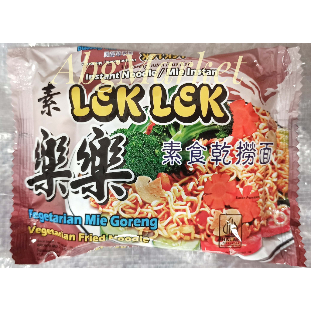 

Lek Lek Mie Instant Rasa Mie Goreng / Vegetarian Fried Noodle (5s x 80 gr)