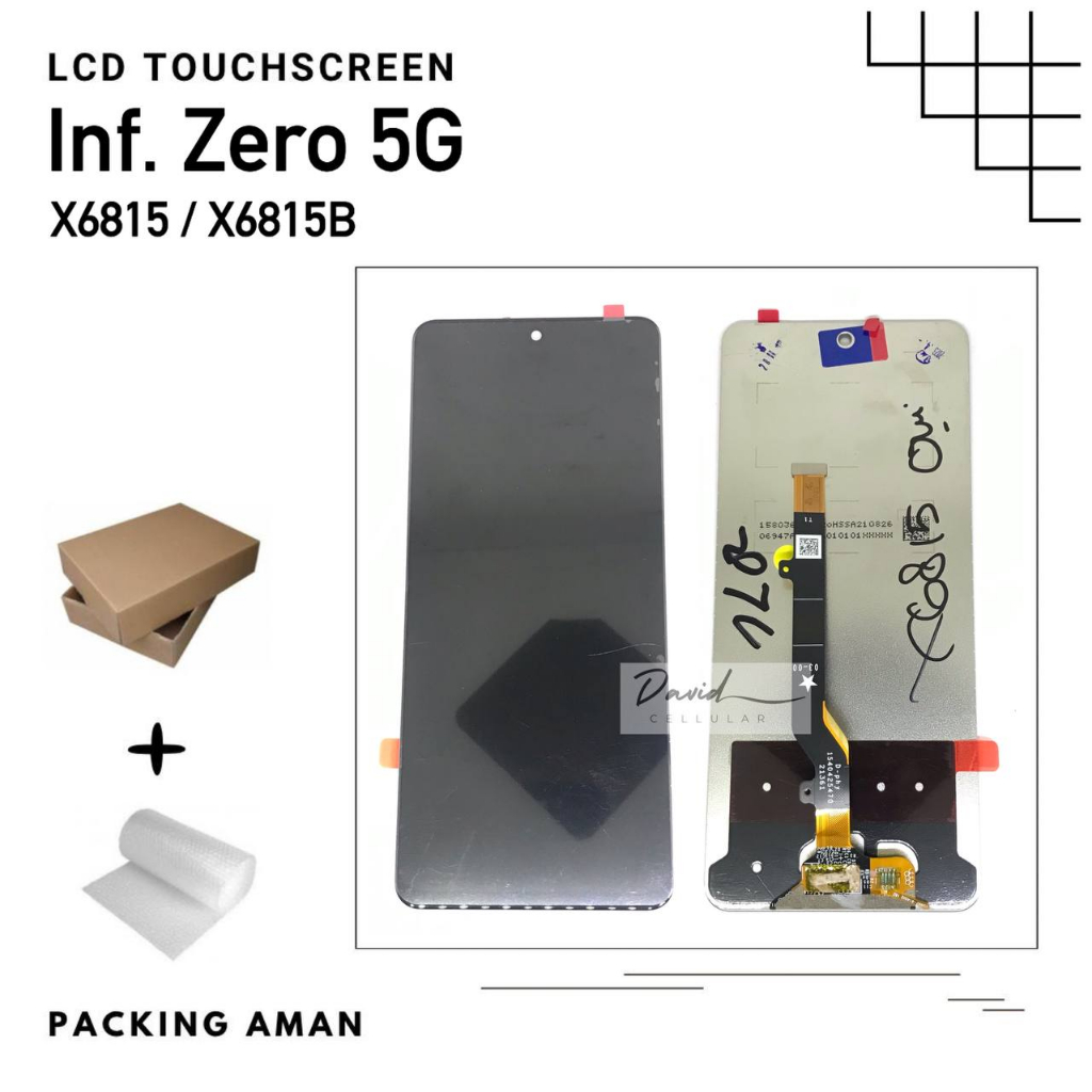 LCD TOUCHSCREEN INFINIX ZERO 5G X6815 X6815B FULLSET