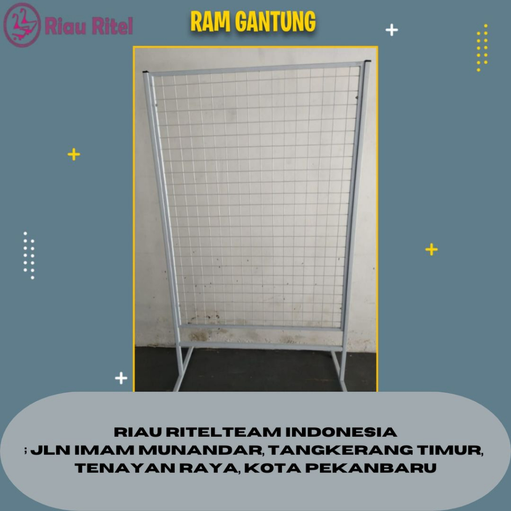 RAM GANTUNG RAK AKSESORIS RAK DISPLAY