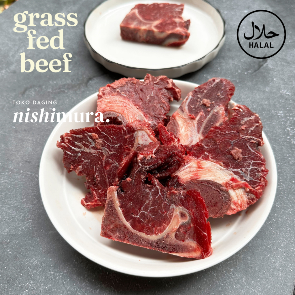 

Grass Fed Beef Soup / Stew Meat Bones - Iga Sop - Daging Tebal Alternatif Sop Buntut Oxtail - No Antibiotics No Hormones - Tulang Bones Broth Nishimurashop Nishimura