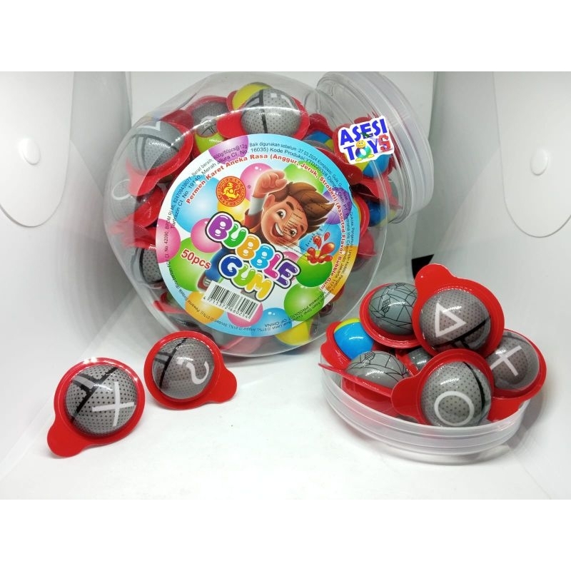 

permen anak warung buble gum squid game 50pcs