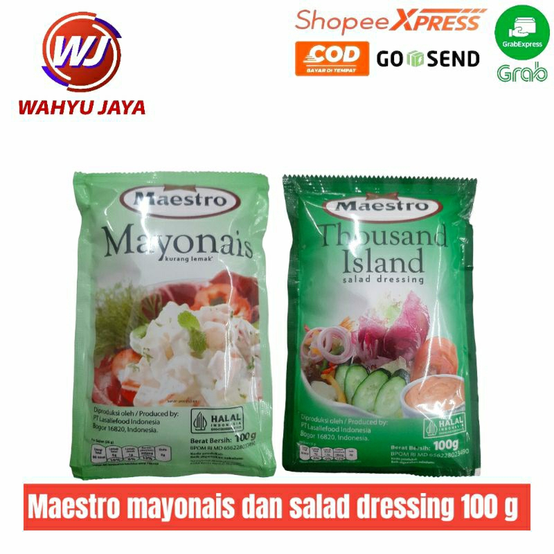 

Maestro mayonais dan salad dressing 100 g