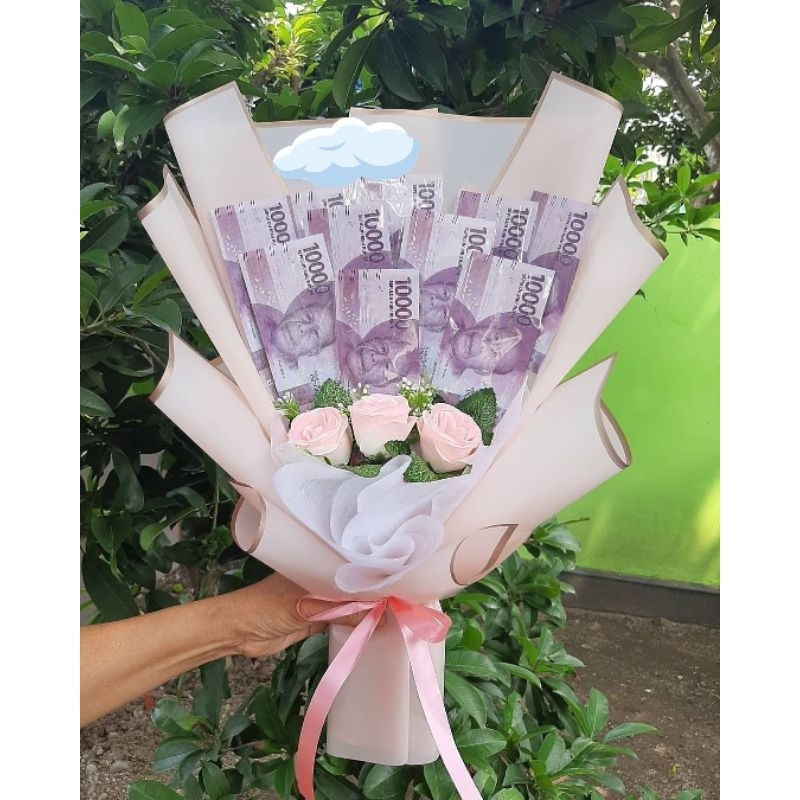 bucket bunga uang by request | bucket uang