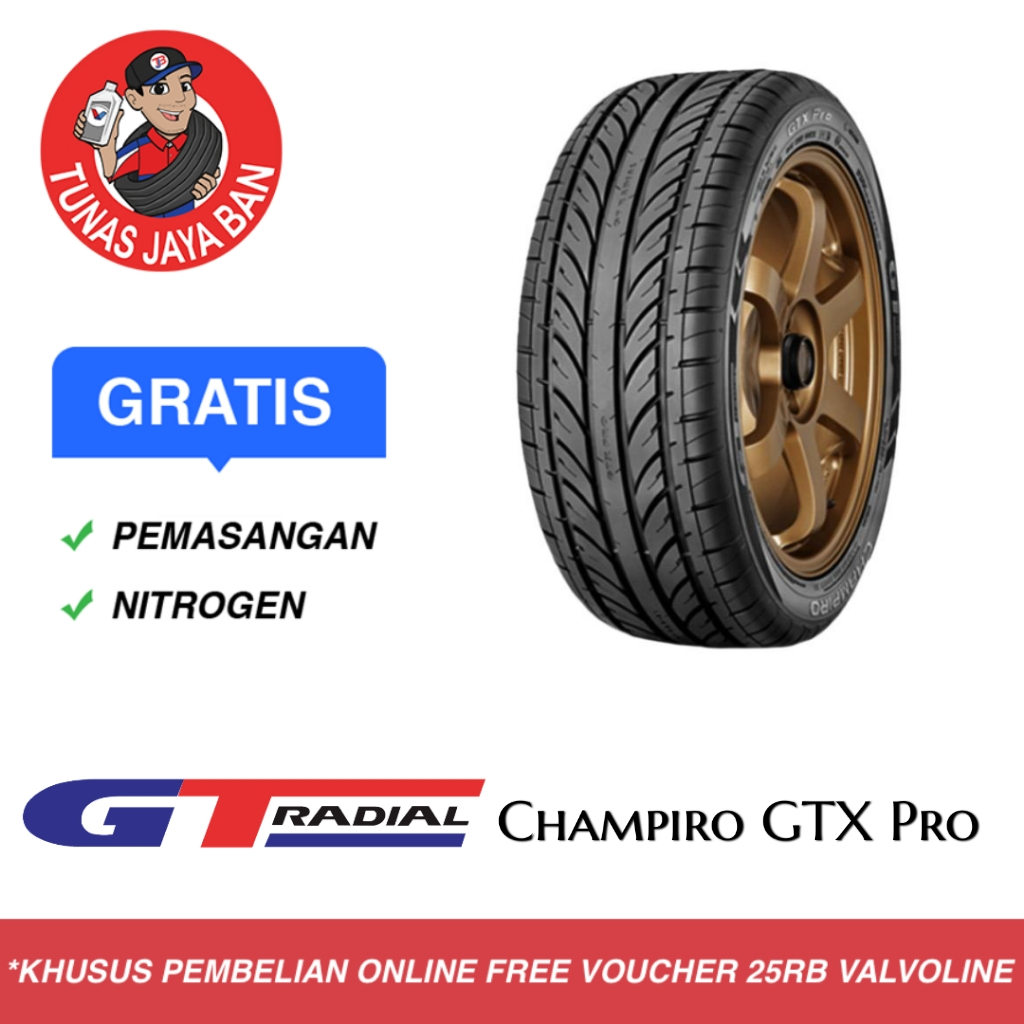 Ban Mobil GT Radial Champiro GTX PRO 185/65 R15 Toko Surabaya 185 65 15