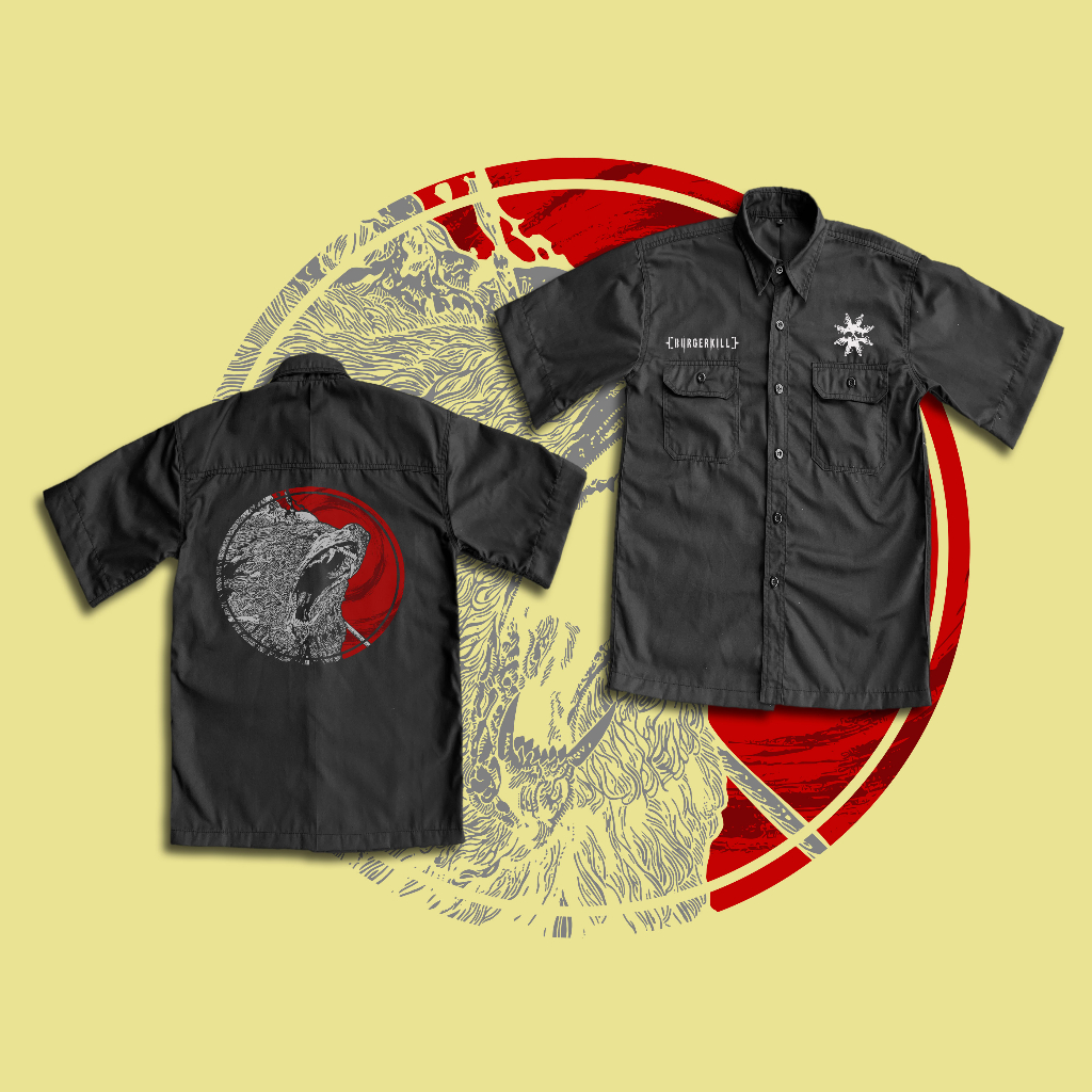 WORKSHIRT / KEMEJA KERJA LENGAN PENDEK BURGERKILL