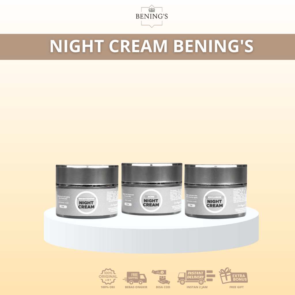 BENING'S NIGHT CREAM BRIGHTENING Night Cream Benings Skincare
