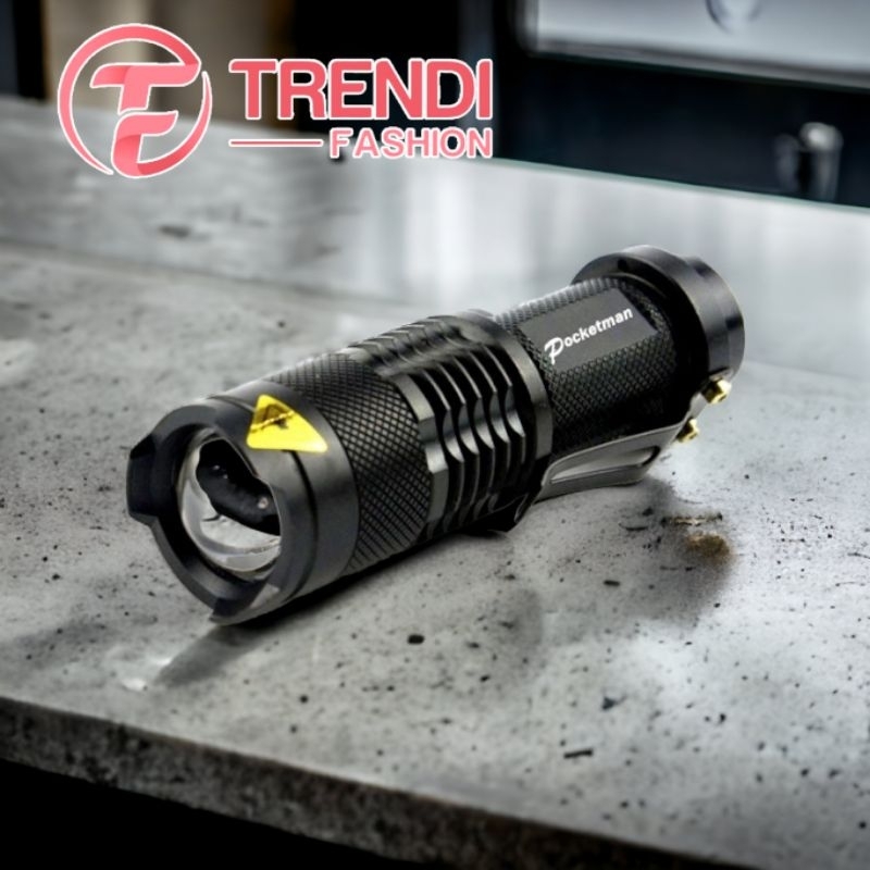 Senter LED 2000 Lumens Waterproof - Senter LED Pocketman