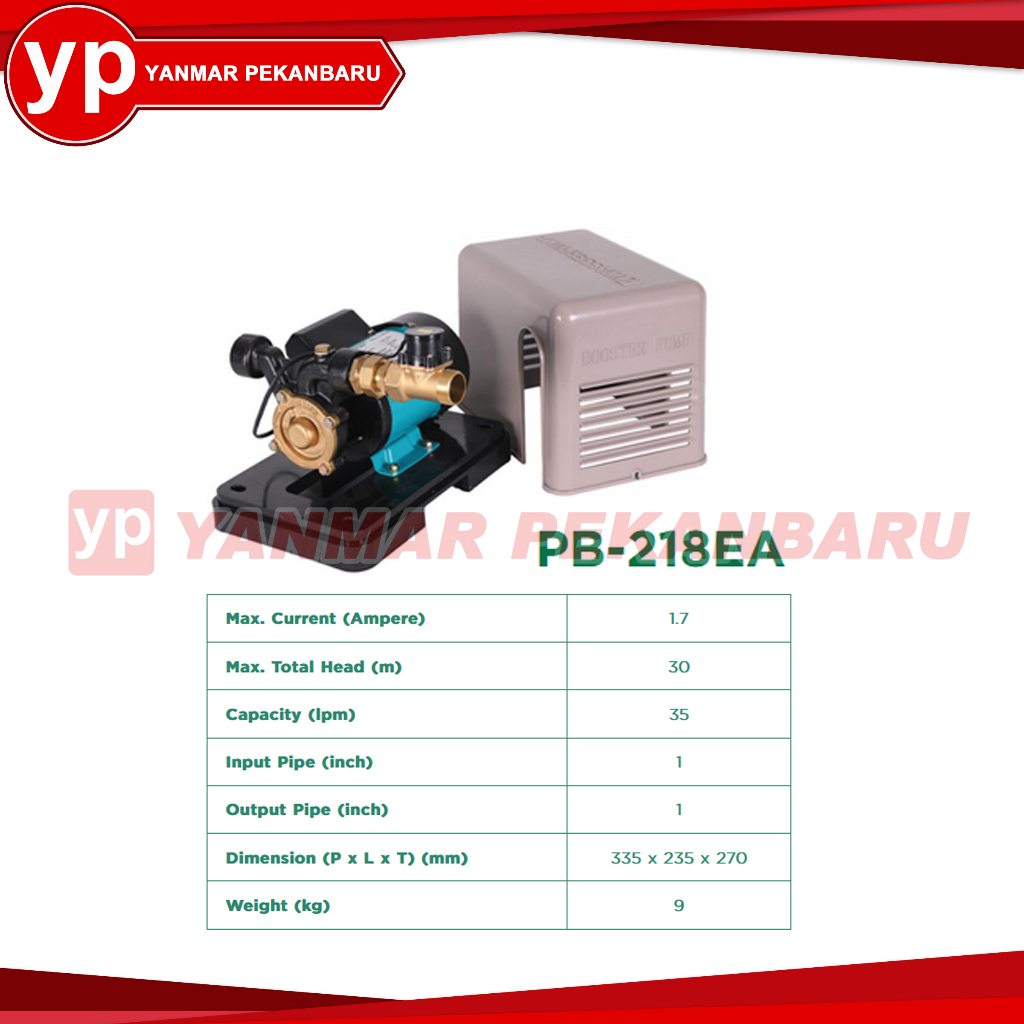 Pompa Air Booster Pump WASSER PB-218 EA/EAN BOOSTER PUMP