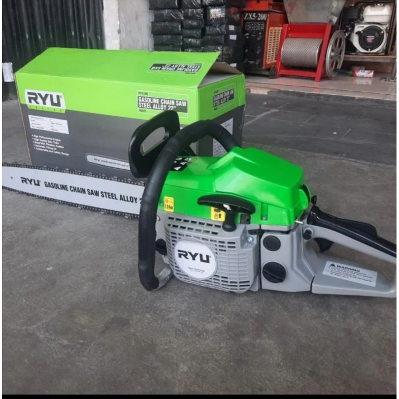 Mesin Chainsaw Ryu 22" RGS 22/ Mesin potong kayu Ryu