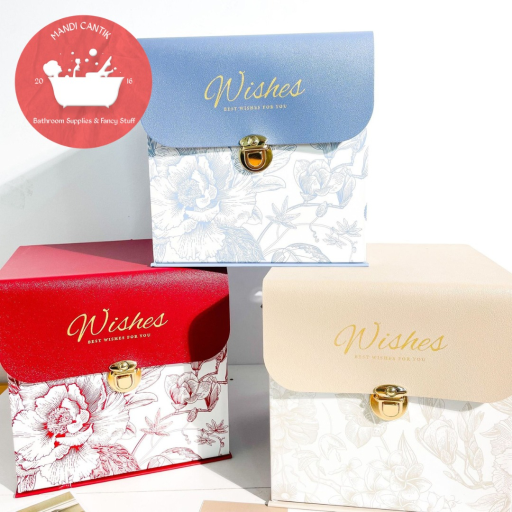 

Kotak Kemasan Kado Hadiah Kulit Persegi Hardbox / Tebal Mewah Gift Box / hampers / bestman bridedmaid box / bestwishes ukuran kecil