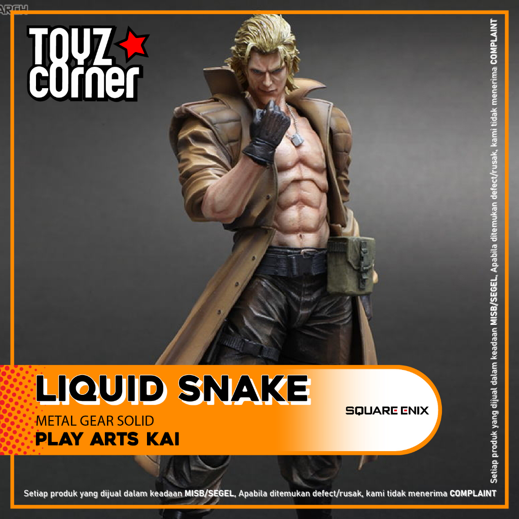 Toyz Corner - Square Enix Play Arts Kai Metal Gear Solid - Liquid Snake