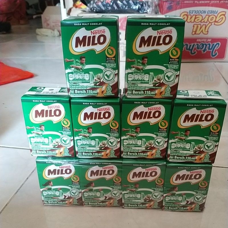 

Paket susu milo kotak isi 10 per paket