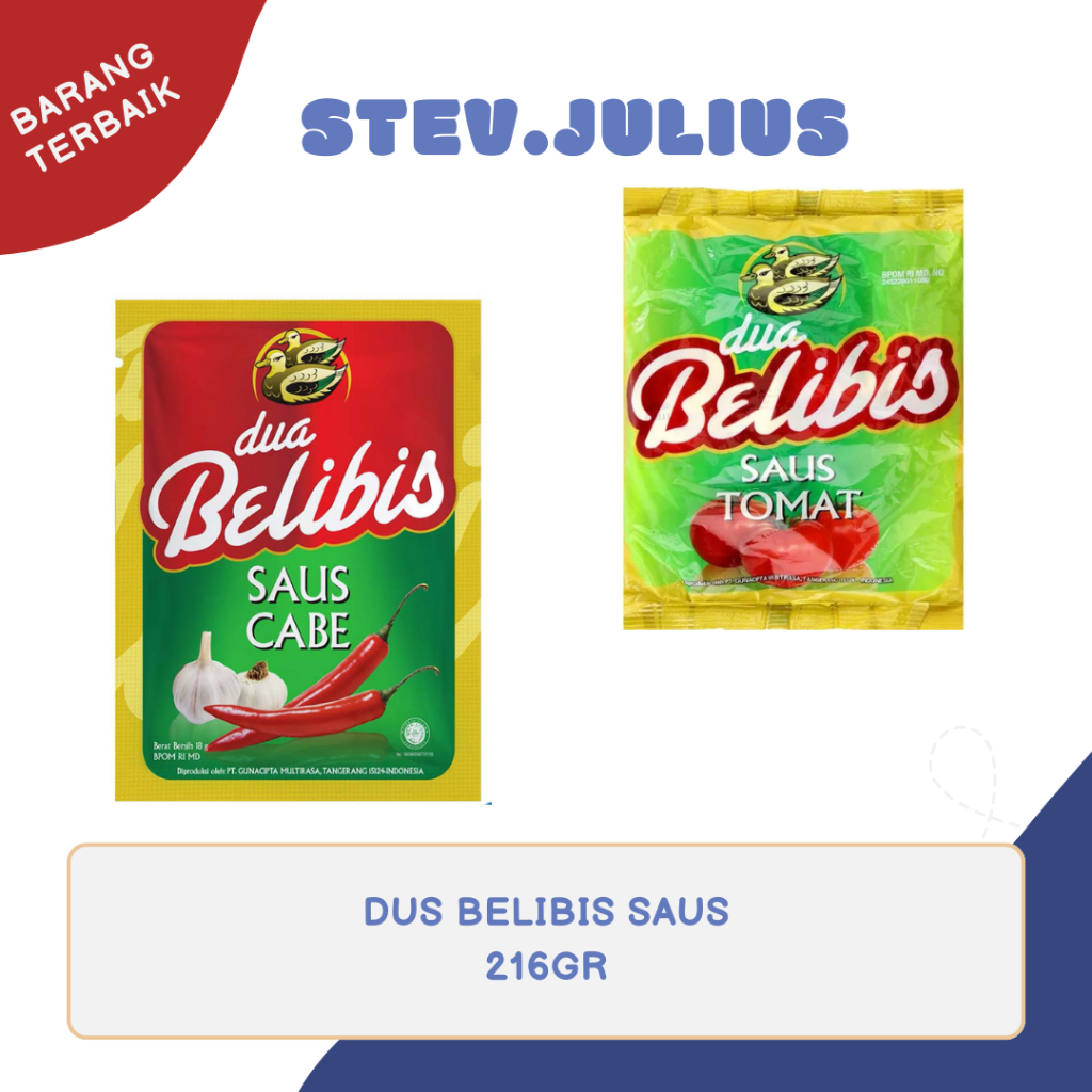 

dua belibis saus pack 24x9gr