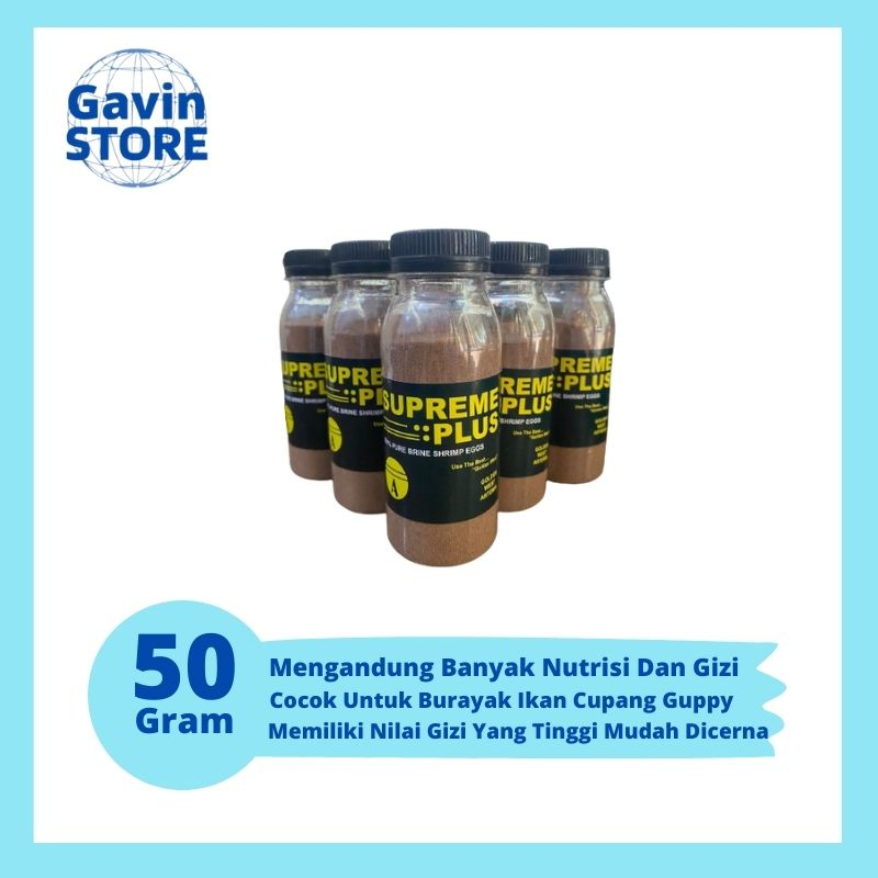 Artemia Supreme Plus Golden West Repack 50 Gram Artemia Hidup Original 100%