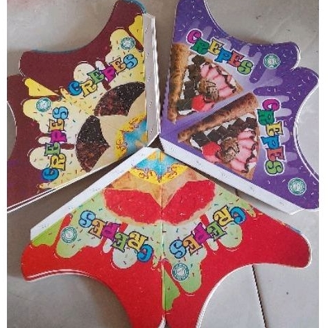 

kertas Crepes uk 13x15 isi 100 pcs