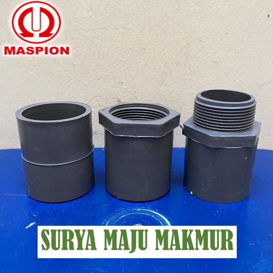 SOK DRAT LUAR 1 1/2" MASPION 1,5 inch AW DALAM VALVE SOCKET FAUCET SOCK SDL SDD