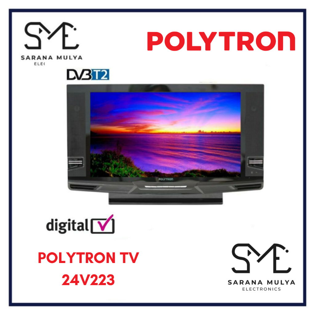 POLYTRON DIGITAL TV LED 24V223 - 24INCH DIGITAL TV LED