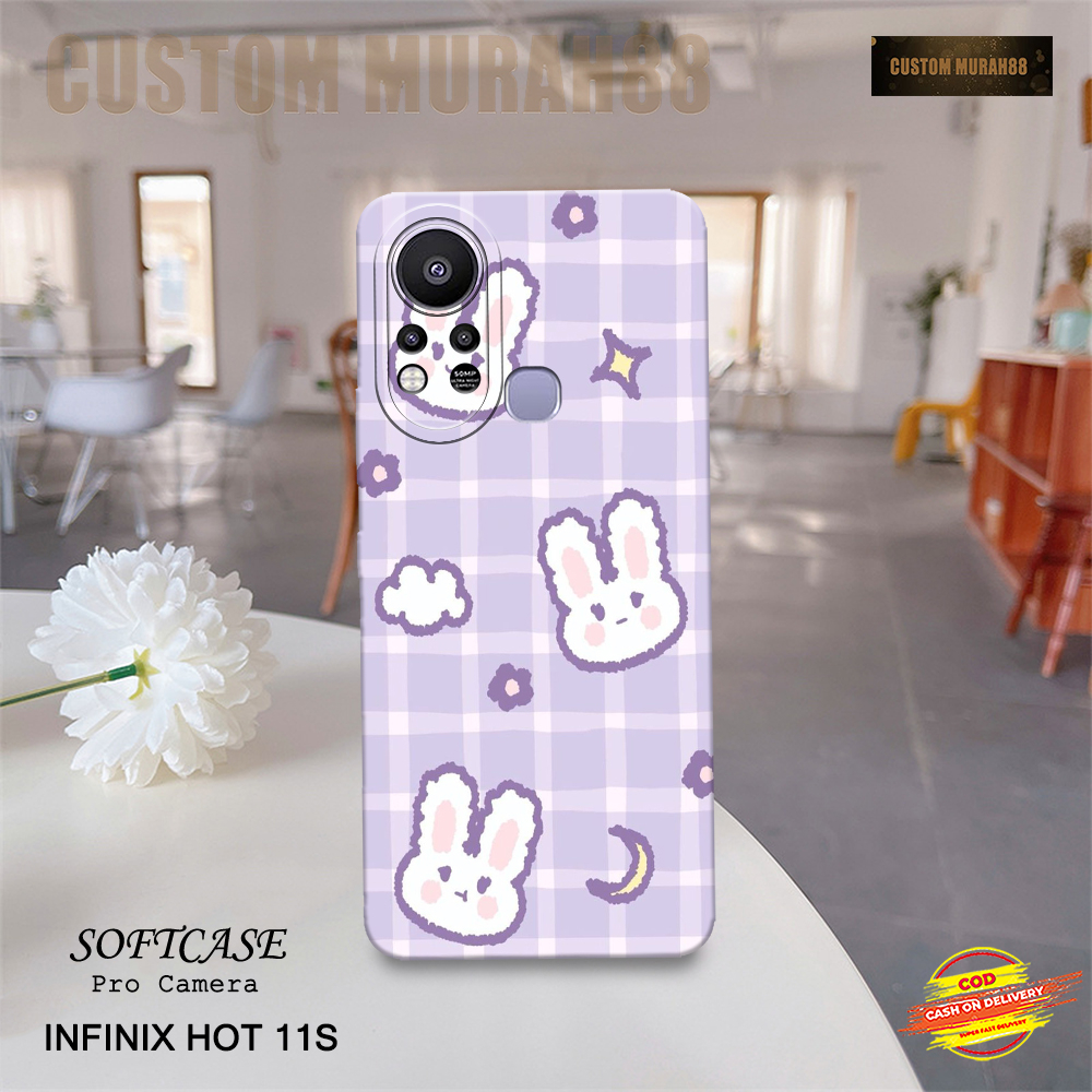 Case Infinix Hot 11S Terbaru - Fashion Case KARTUN - Casing Hp Infinix Hot 11S - Softcase Pro Camera