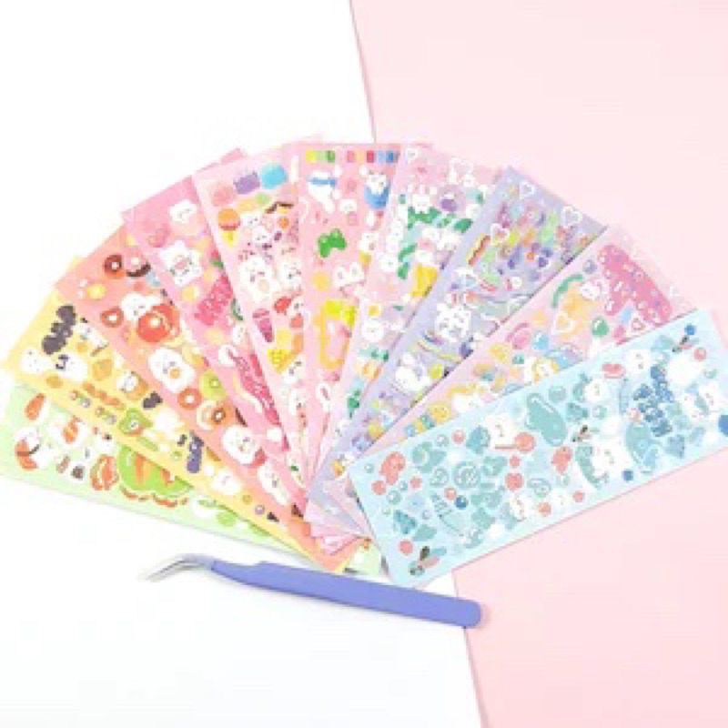 

Deco Sticker Kpop Import Murah Lucu Sanrio Haul Cute Decoration Stiker