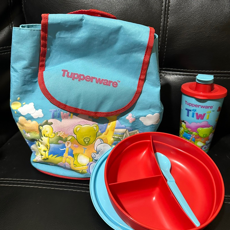 tas bekal anak tempat makan anak paket hemat tupperware