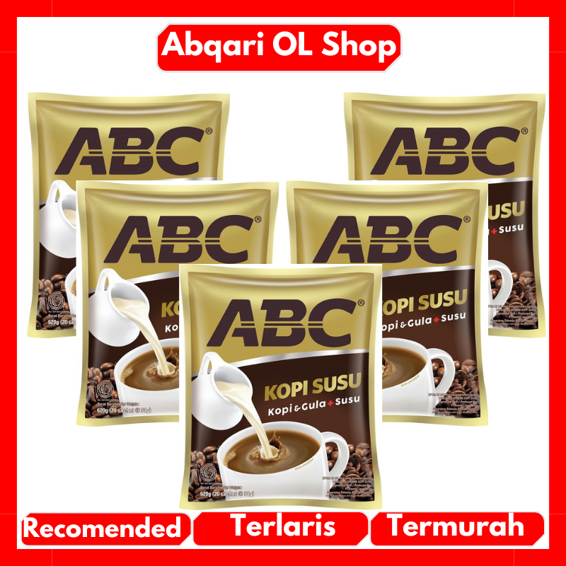 

Kopi ABC Susu 30gr Dapat 5 Saset