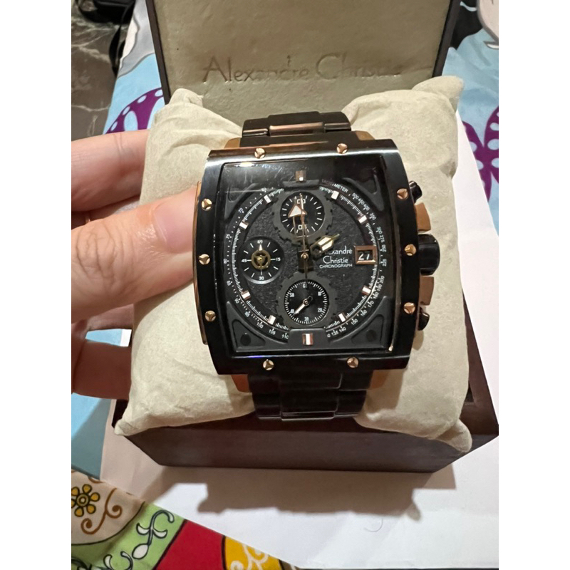 jam chrono alexander christie cowok original