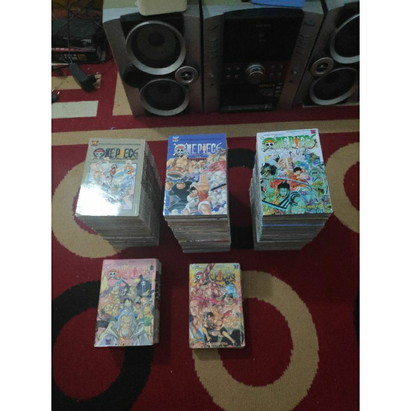 Komik One Piece 1-102 SET Lengkap Kolpri Bagus