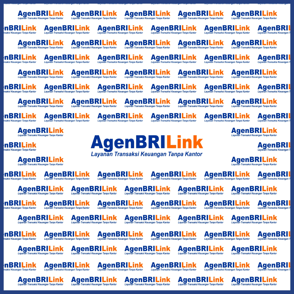 SPANDUK BACKGROUND BRILINK / 250cm X 250cm / BANNER / LESTARI PRINT
