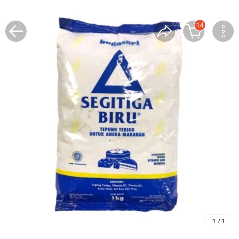 

Tepung segitiga biru1kg