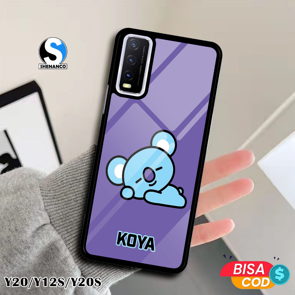 Case Vivo Y20 Y12s Y20s Y51 2020 Terbaru Fashion Case Gambar Motif BT21 Koya Aesthetic Casing Hp Cas