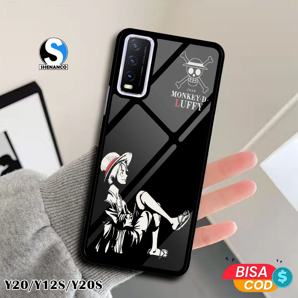 Case Vivo Y20 Y12s Y20s Y51 2020 Terbaru Fashion Case Gambar Motif Anime One Piece Aesthetic Casing 