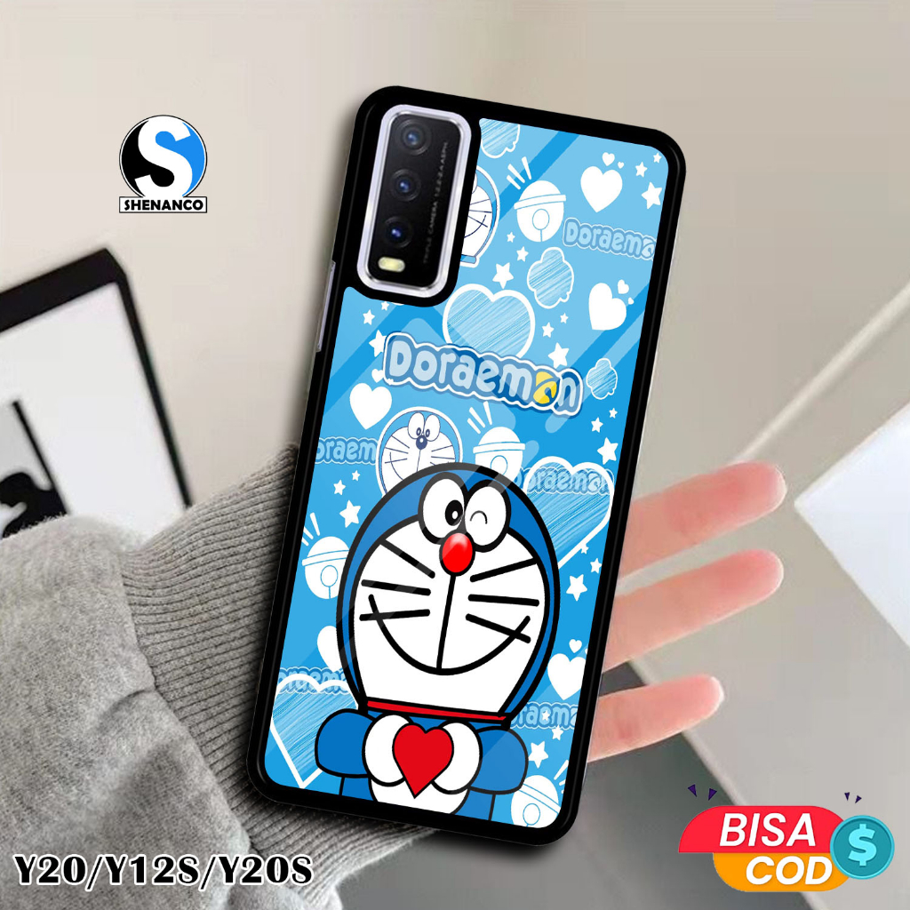 Case Vivo Y20 Y12s Y20s Y51 2020 Terbaru Fashion Case Gambar Motif Doraemon 01 Aesthetic Casing Hp C