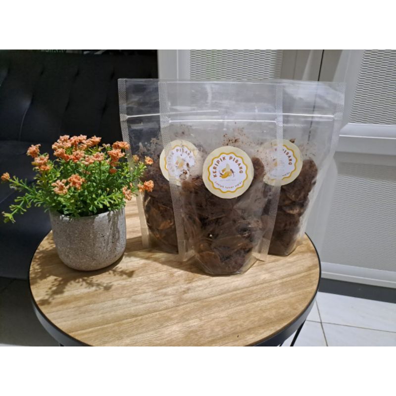

kripik pisang coklat lumer meler