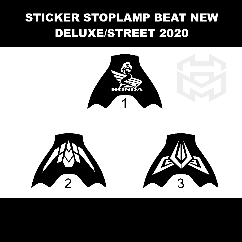 STICKER STOPLAMP BEAT NEW DELUXE/STREET 2020