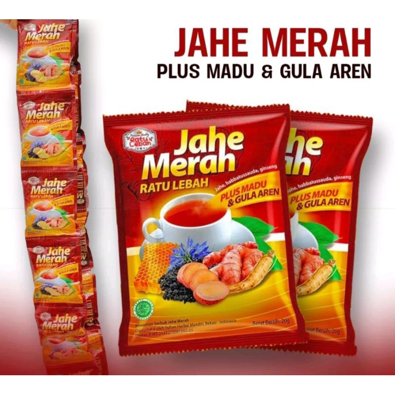 

JAHE MERAH SUPER PLUS HABBATS, GINGSENG, MADU