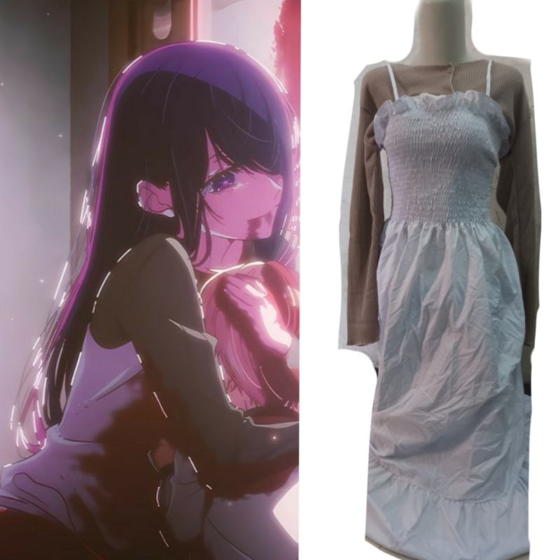 Hoshino Ai Anime Cosplay Costume Daily Version Oshi no Ko