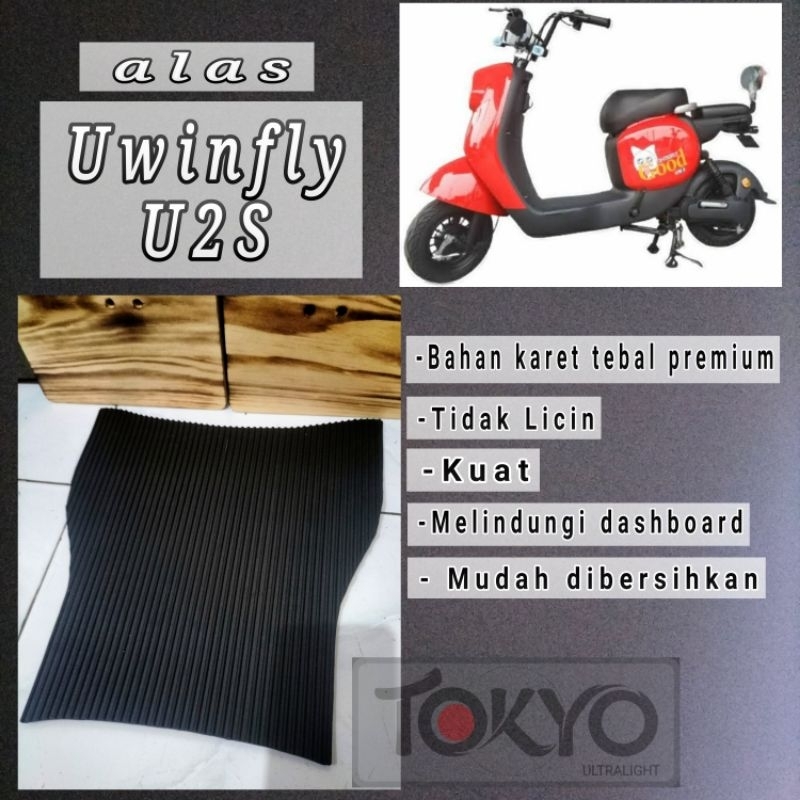 karpet uwinfly u2s alas sepeda listrik premium