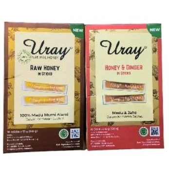 

Madu uray stick sachet raw honey ginger