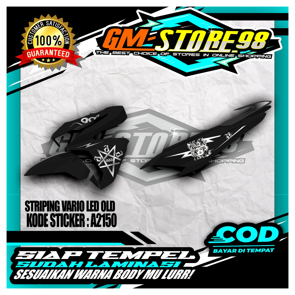 STRIPING TRANSPARAN VARIO 125/150 MEDUSA