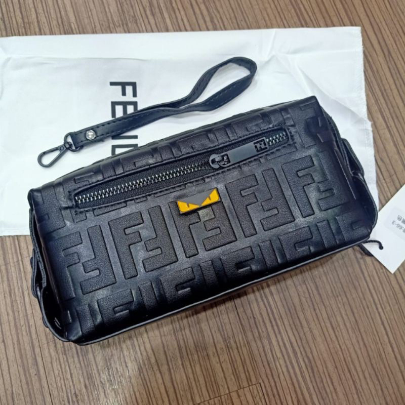 Handbag Fendi FF Pouch Bag / Tas Tangan Premium Quality