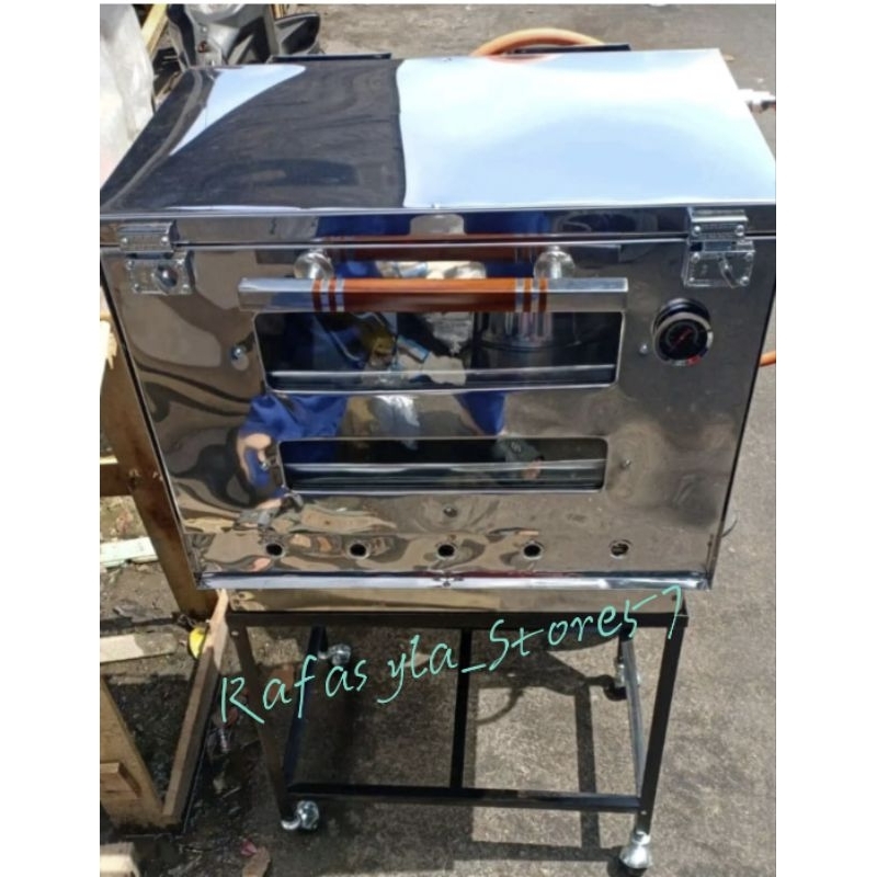 Oven Gas Bahan stainless ukuran 60x40,Paket komplit,Oven Gas Lengkap, Oven Gas Untuk Kue, Oven Gas