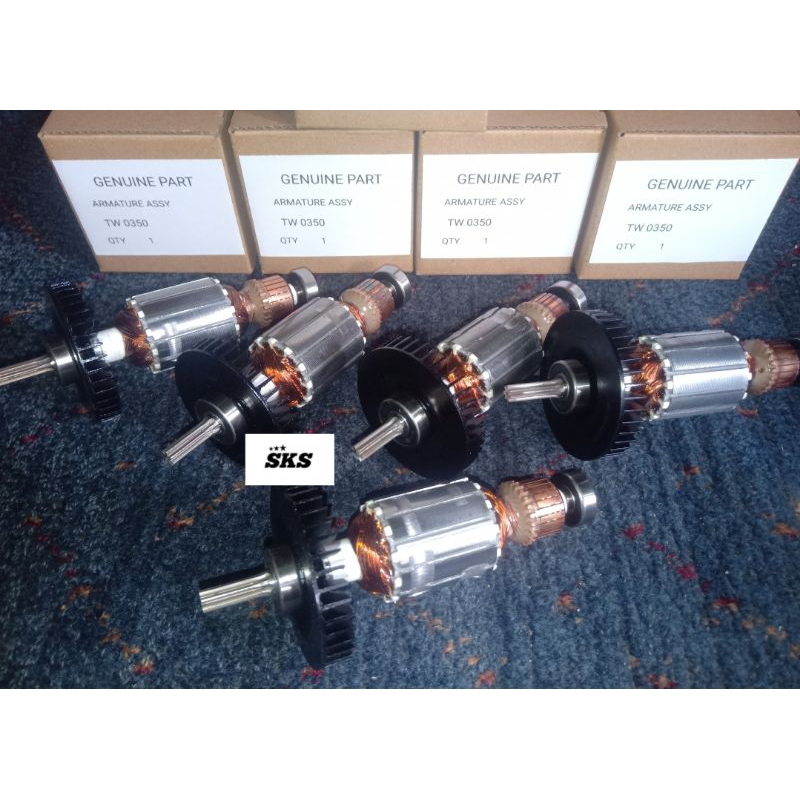 Armature TW 0350 Rotor impact wrench makita TW 0350
