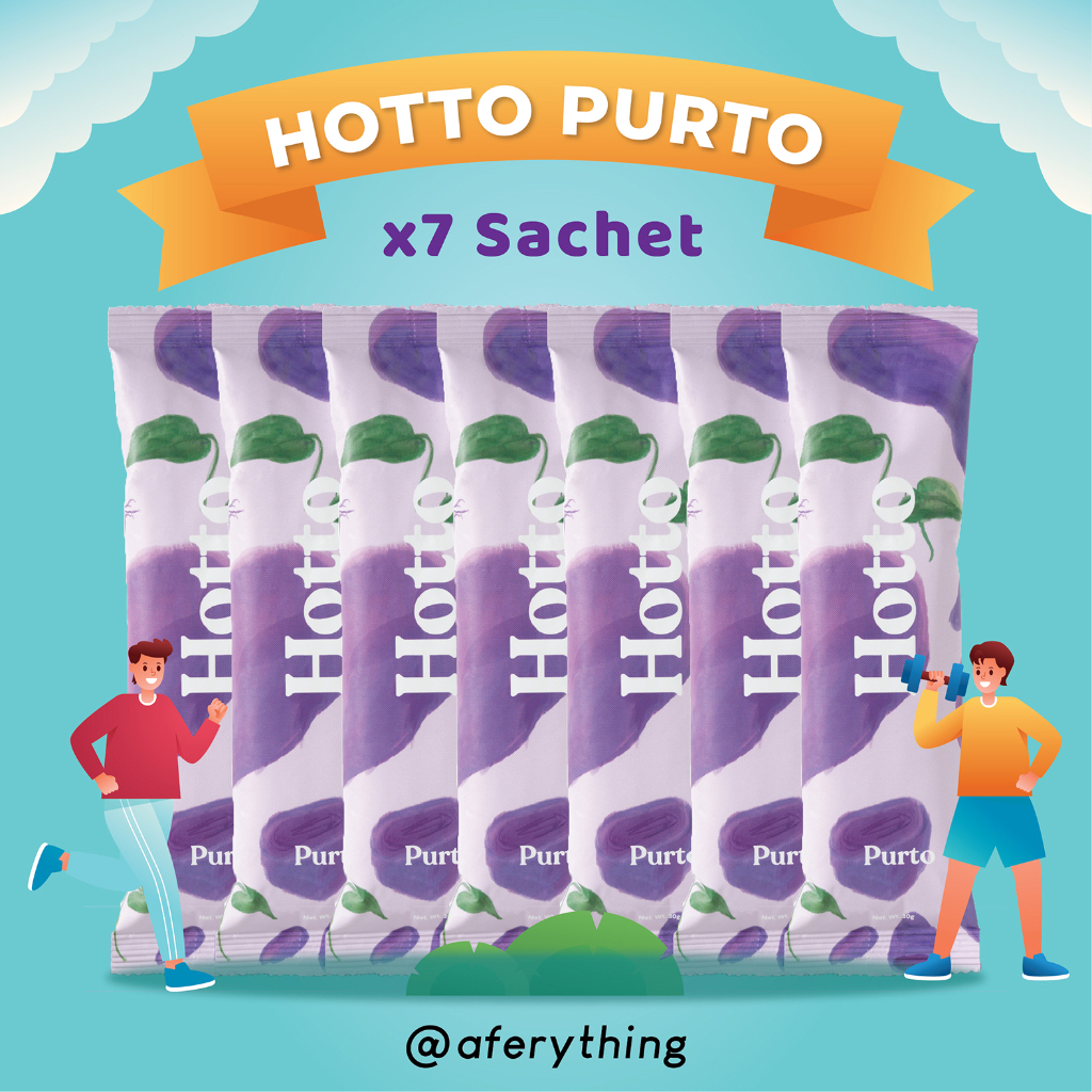 

HOTTO PURTO Superfood Multigrain with Purple Potato 7 Sachet - Minuman Antioksidan Ubi Ungu Original